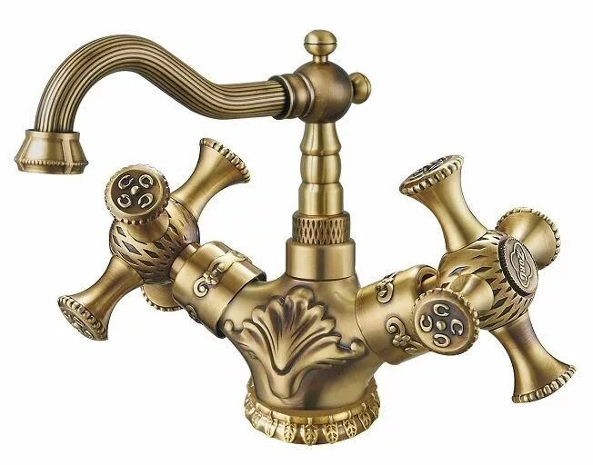 картинка Смеситель для раковины ZORG Antic A 7009U-BR 