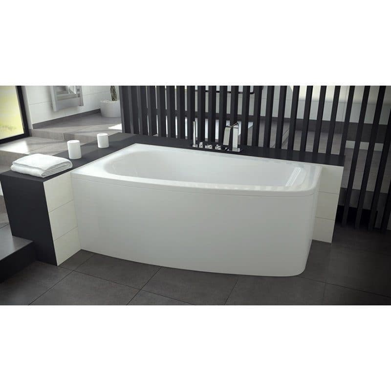 картинка Акриловая ванна Besco Luna 150x80 L с ножками Stel 