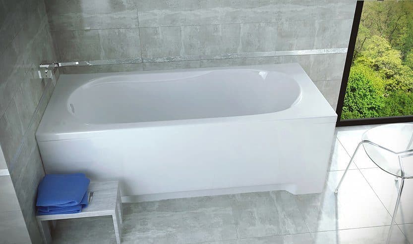 картинка Акриловая ванна Besco Bona 180x80 с ножками Stel 