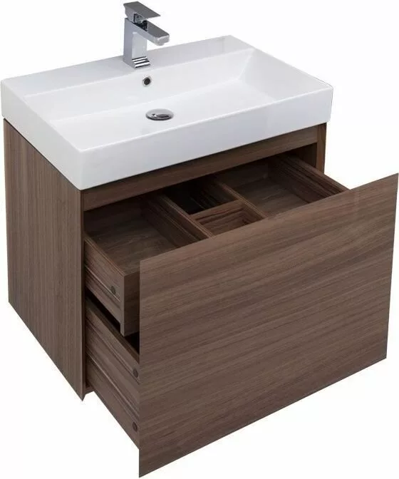 фото Тумба с раковиной Aquanet Нью-Йорк 70 орех арт. 00213935 