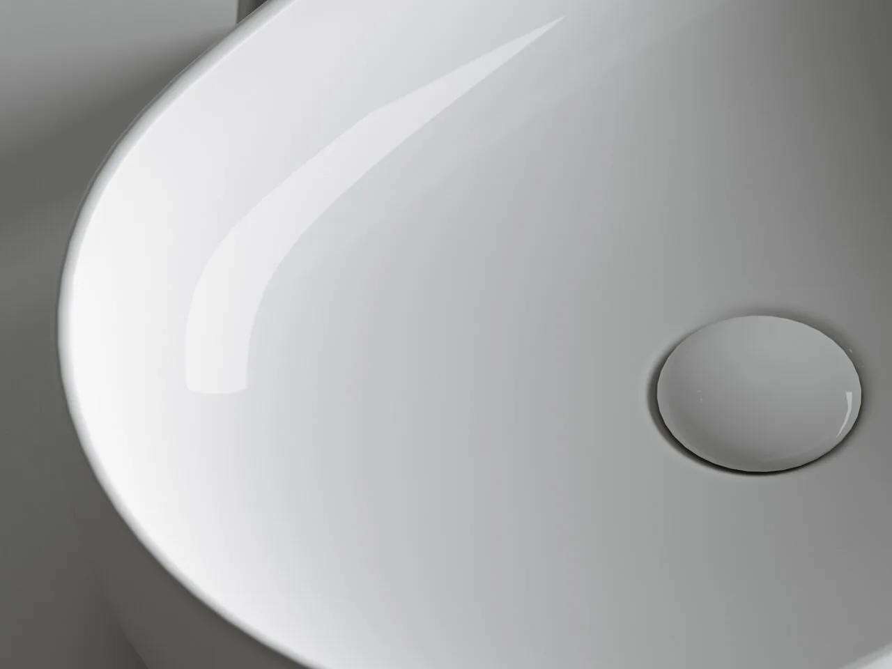 картинка Накладная раковина Ceramicanova Element CN6047 цвет белый 60х41.5 см 