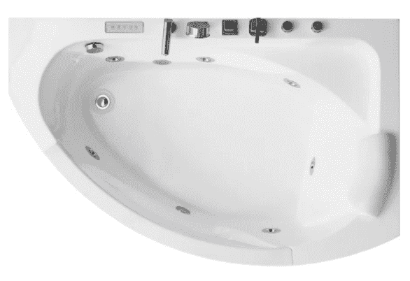 картинка Акриловая ванна Black&White Galaxy GB5008 R 