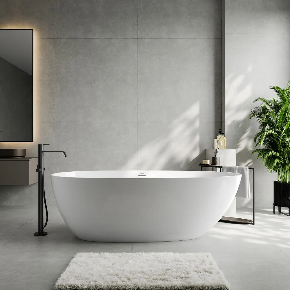 картинка Акриловая ванна ABBER AB9211-1.8 белая 