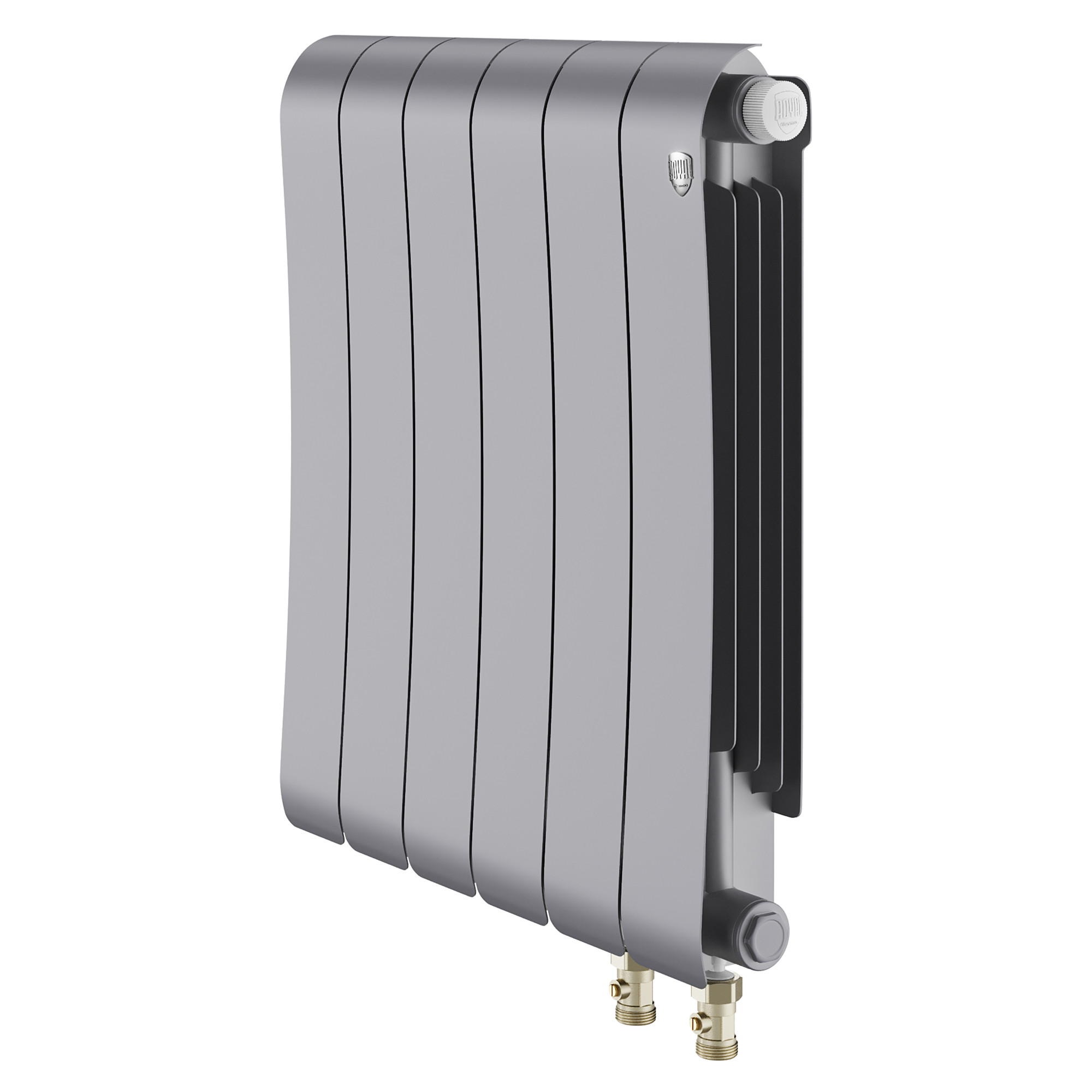 картинка Радиатор биметаллический Royal Thermo Infinity 500 Silver Satin VR80 6 секций 