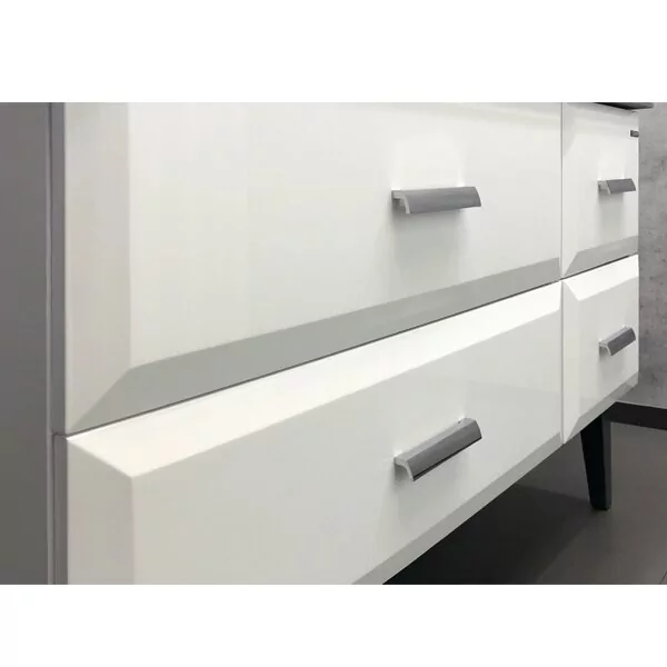 фото Тумба с раковиной Comforty Империя 120 белая 