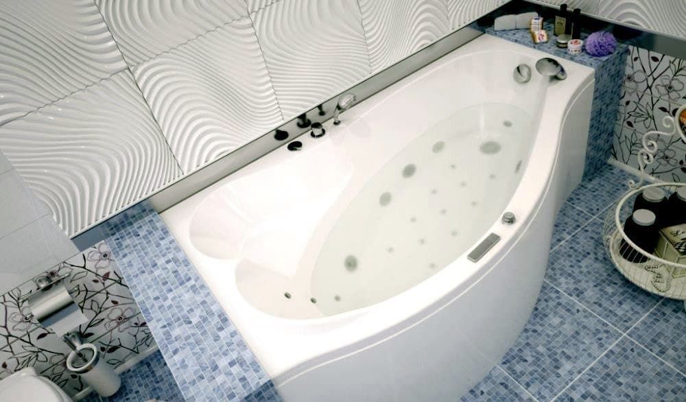 картинка Акриловая ванна Aquanet Palma 170x90 L с каркасом 