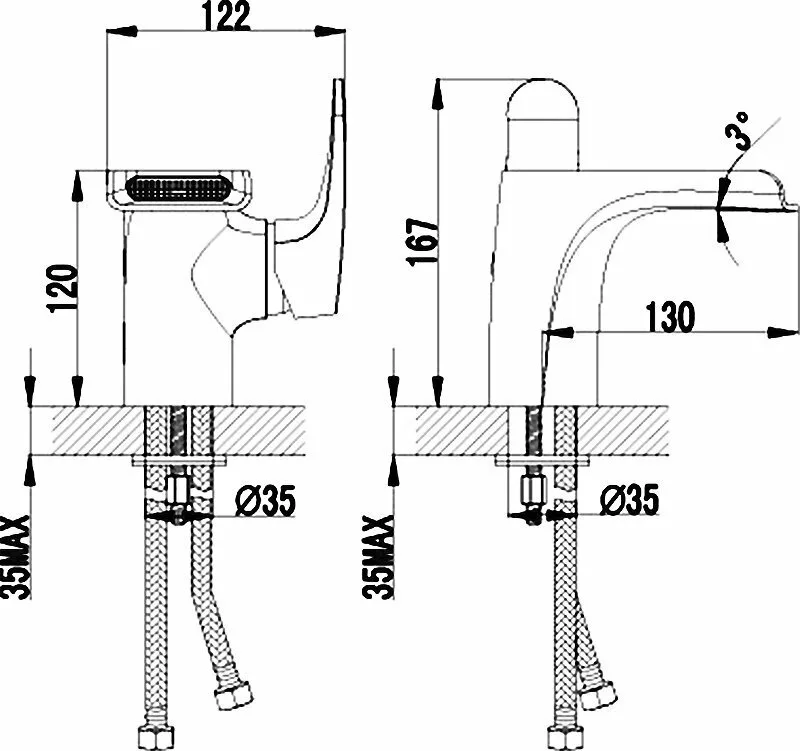 картинка Смеситель для раковины Lemark Shift LM4346C 