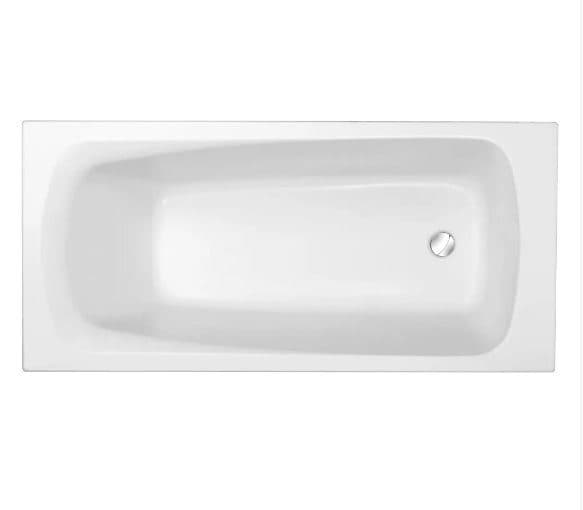 картинка Акриловая ванна Jacob Delafon Patio 150x70 с каркасом SF123RU-NF и слив-переливом E70174-CP хром 