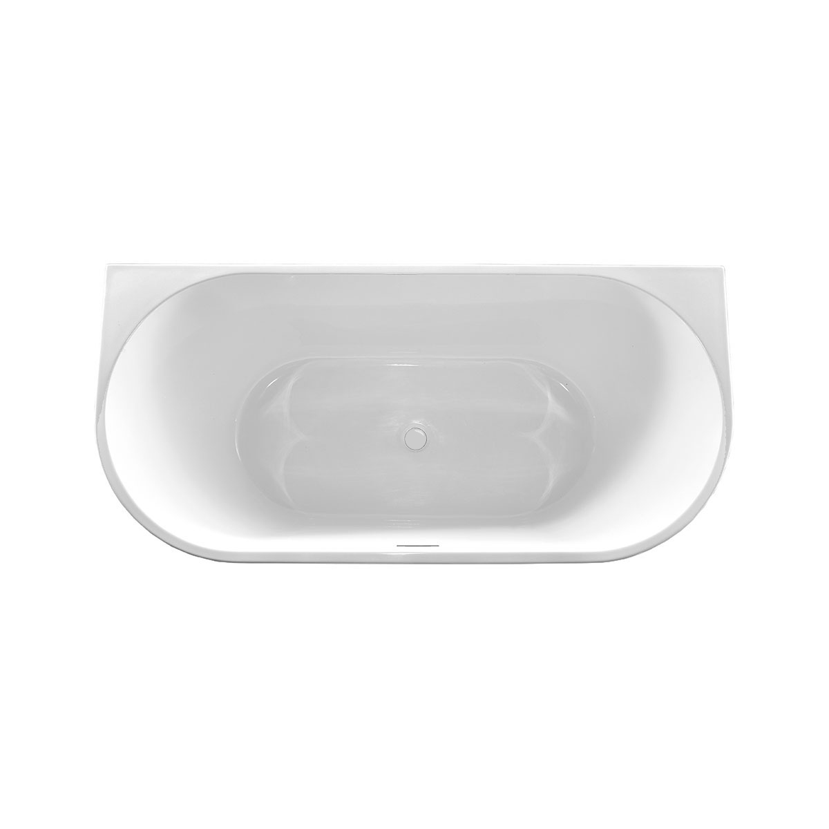 картинка Акриловая ванна Vincea VBT-421-1700, 170х80х58, цвет белый, слив-перелив в комплекте, белый 