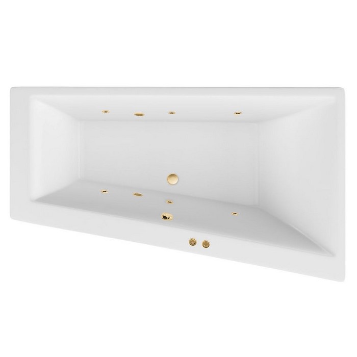 картинка Ванна EXCELLENT Sfera Slim 170x100 правая SOFT золото 