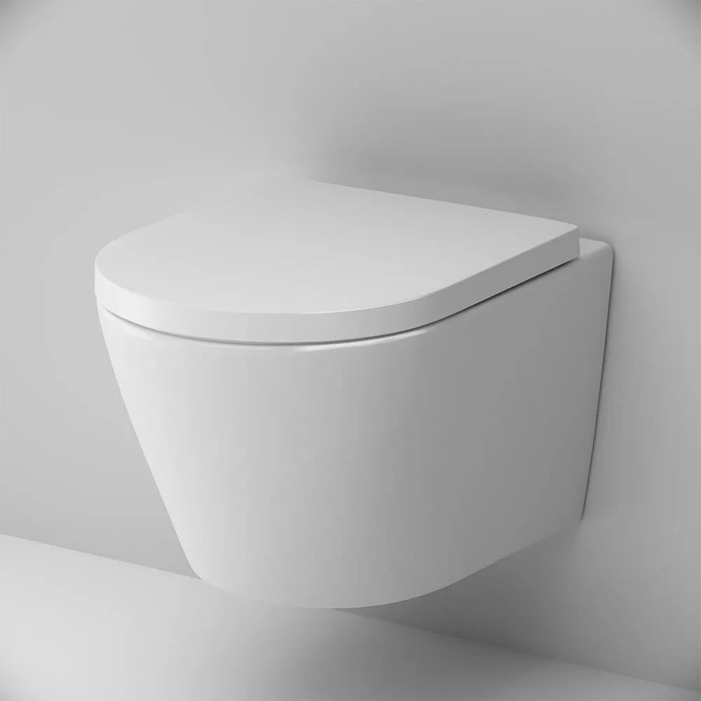 картинка Подвесной унитаз Am.Pm Sense C741701SC FlashClean с сиденьем микролифт 