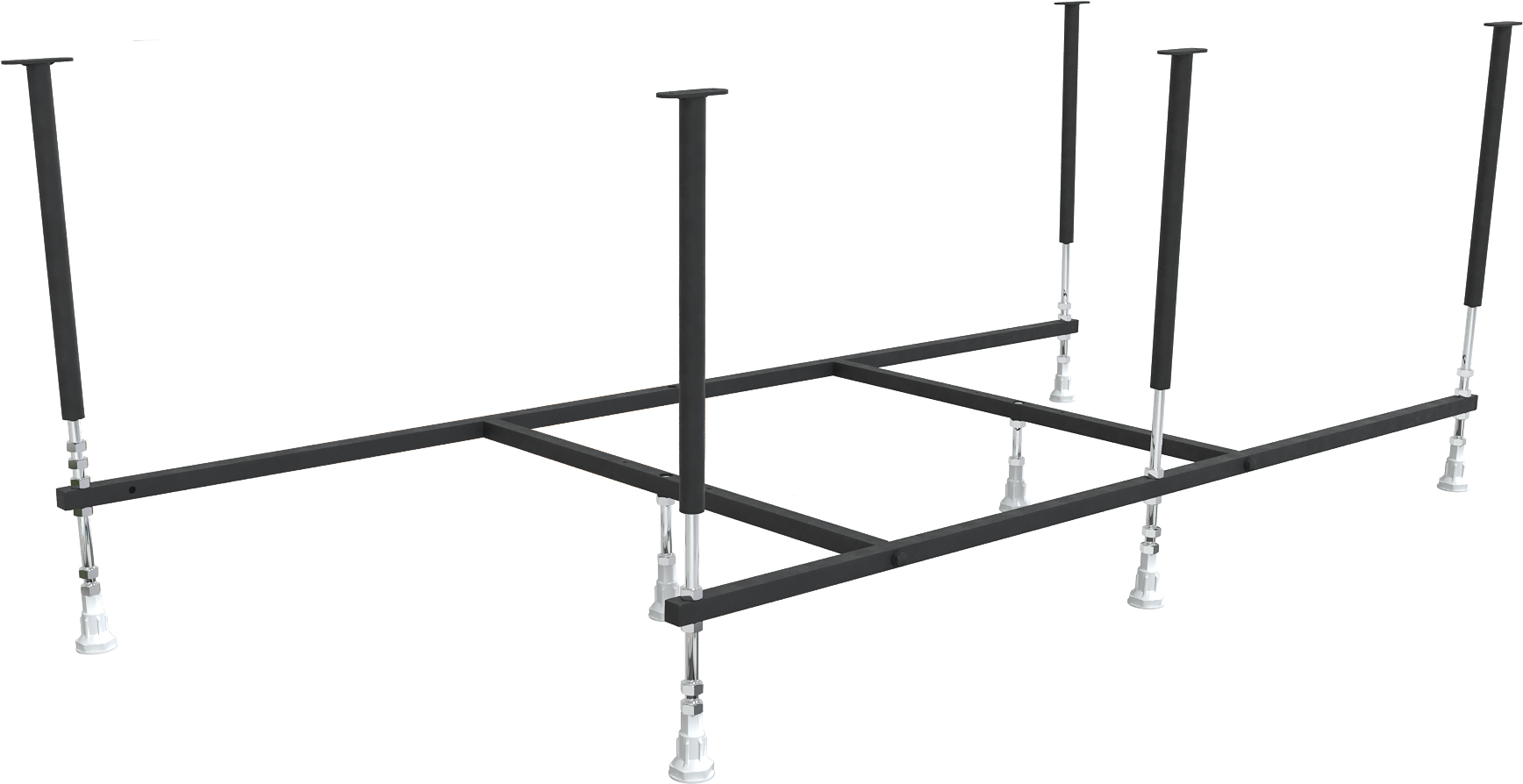 картинка Ванна Marka One ALISA MG 170x75 R с каркасом и слив-переливом 