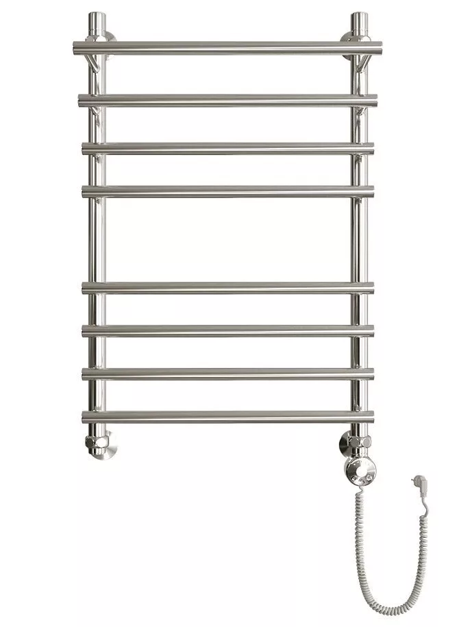 картинка Полотенцесушитель Двин F primo electro 80/50 1"-3/4"-1/2" Электрический ТЭН справа К эл, Полированный (4627085361138) 