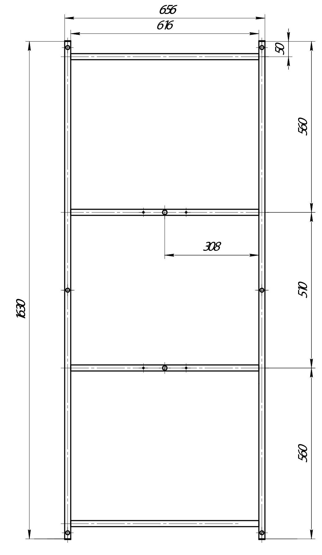 картинка Рама сварная Marka One ПУ 170х70