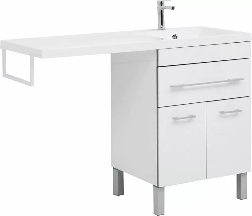 фото Тумба с раковиной Aquanet Верона 120 R белый (напольная, 1 ящик, 2 дверцы) арт. 00239949 