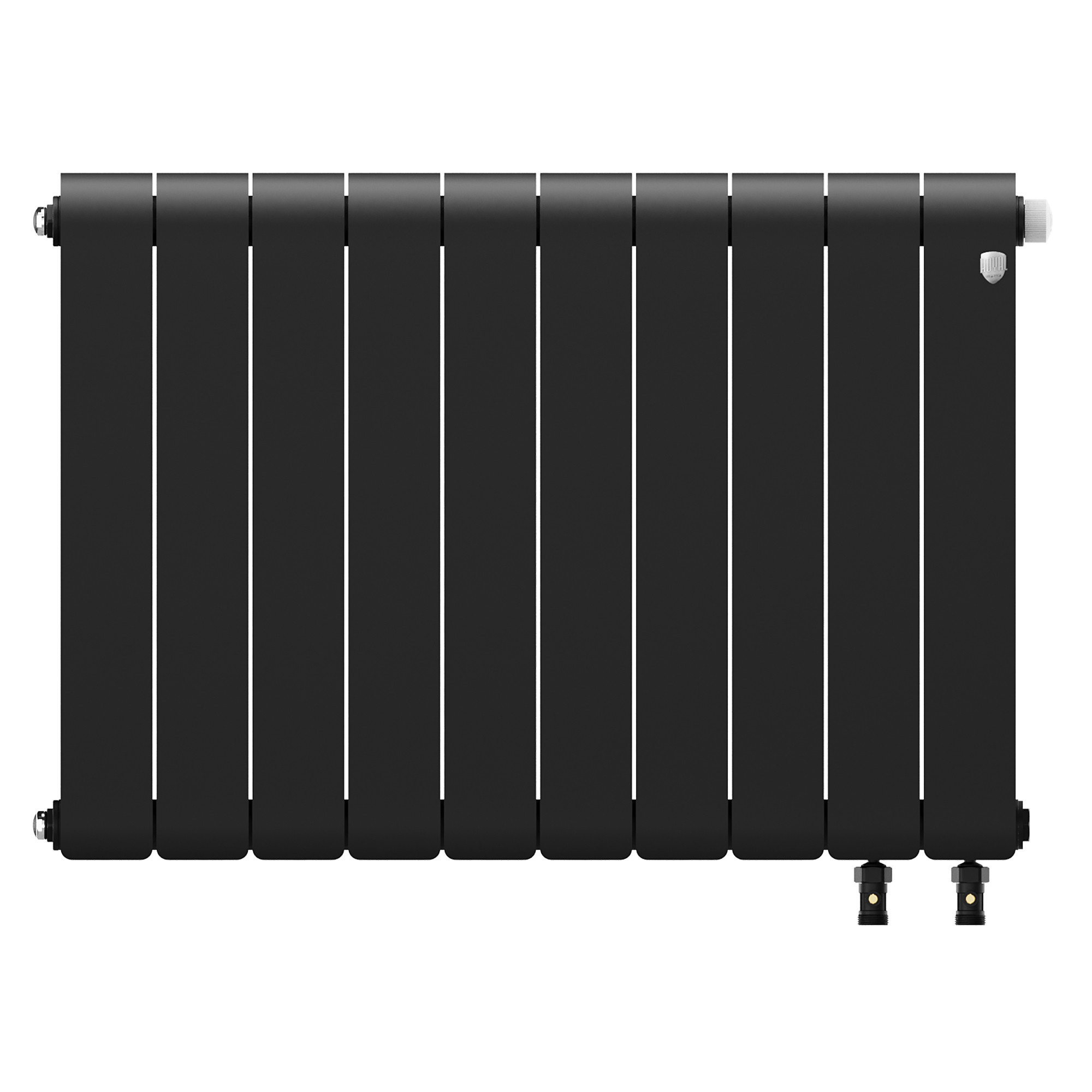 картинка Радиатор биметаллический Royal Thermo Infinity 500 Noir Sable VR80 10 секций 