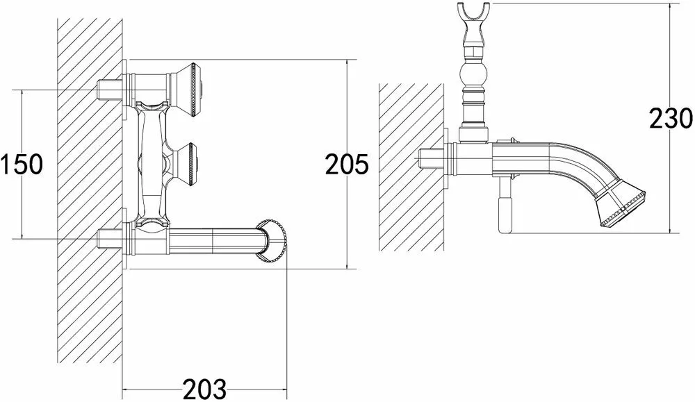 картинка Смеситель для ванны Lemark Jasmine LM6612ORB 