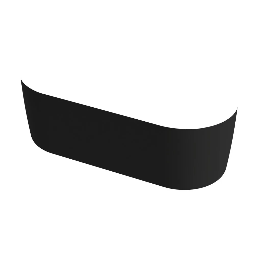 картинка Передняя панель для акриловой ванны Cezares METAURO-Central-180-SCR-NERO 180x5x40
