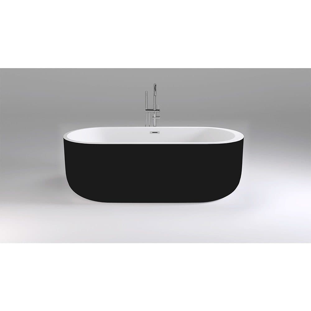 картинка Акриловая ванна Black&White Swan SB109 Black 