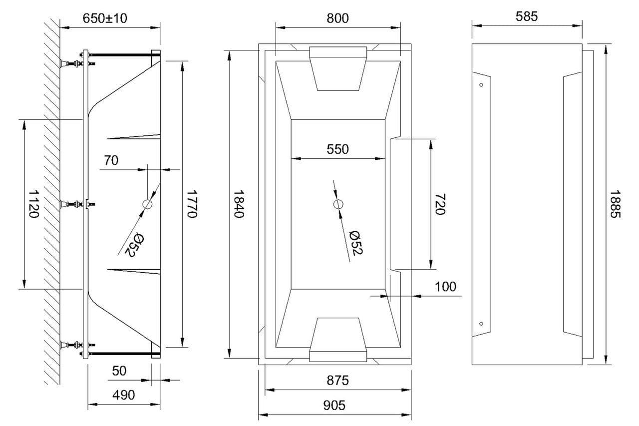 картинка Акриловая ванна Royal Bath Triumph 185x87 с каркасом 