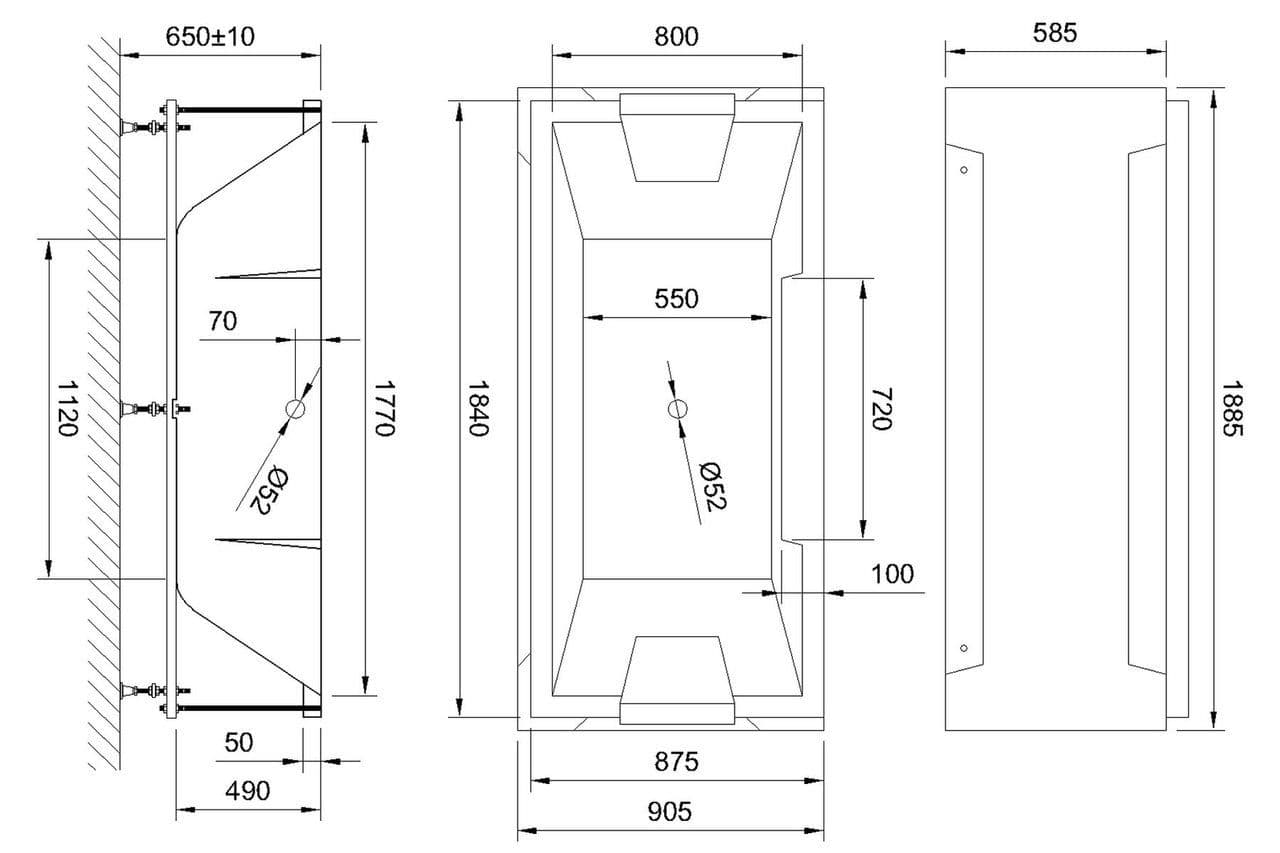 картинка Акриловая ванна Royal Bath Triumph 185x87 с каркасом 