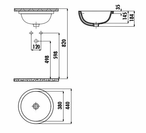 картинка Раковина Creavit MA037 MA037-00CB00E-0000 