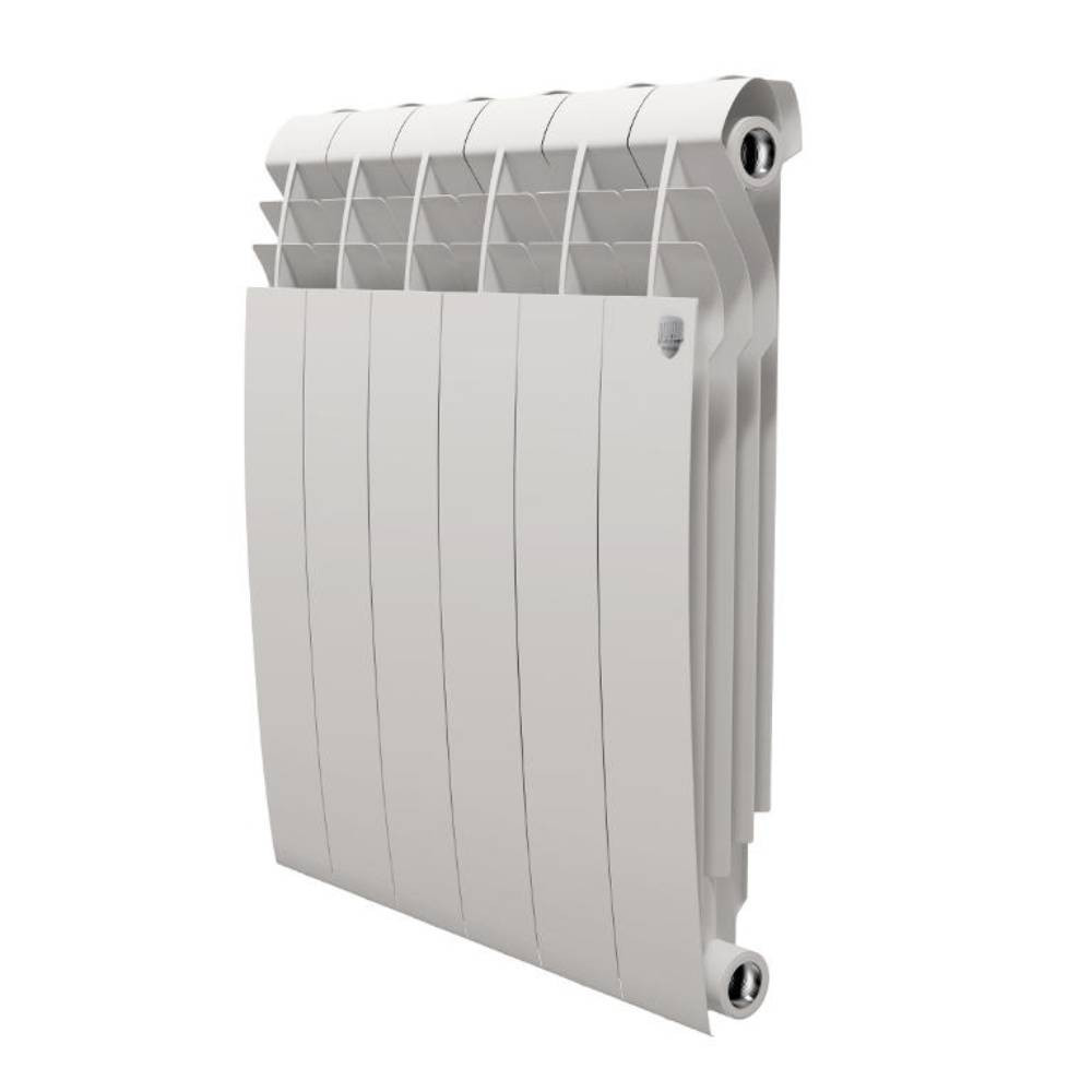 картинка Радиатор биметаллический Royal Thermo BiLiner 500 Silver Satin 6 секций 