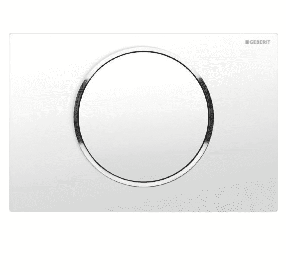 картинка Кнопка смыва Geberit Sigma 10 115.758.KJ.5 белый / хром 