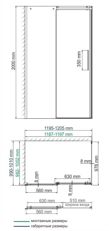 фото Душевой уголок WasserKRAFT Dinkel 58R10 