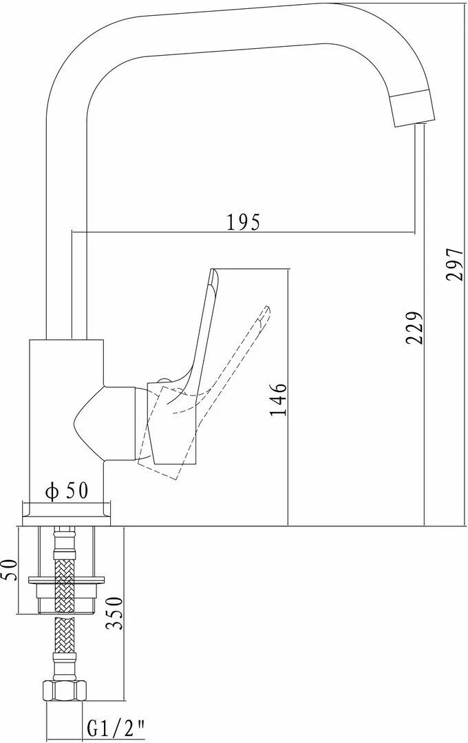 картинка Смеситель для кухни BOCH MANN CK-Z18B6 