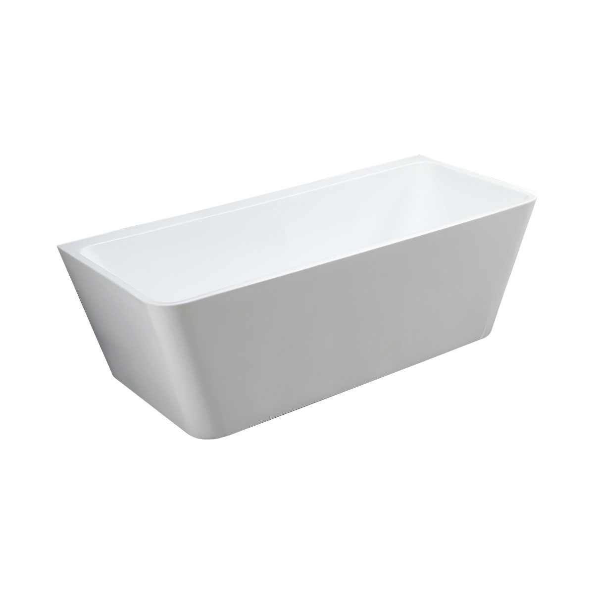 картинка Акриловая ванна Vincea VBT-425-1700 170х80х60, цвет белый, слив-перелив в комплекте, белый 
