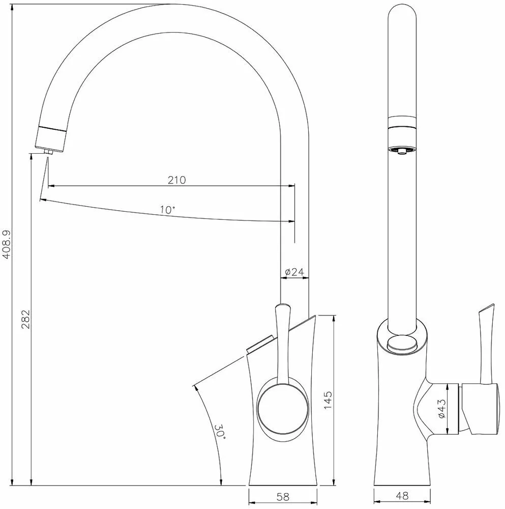 картинка Смеситель для кухонной мойки Lemark Comfort  LM3072C 