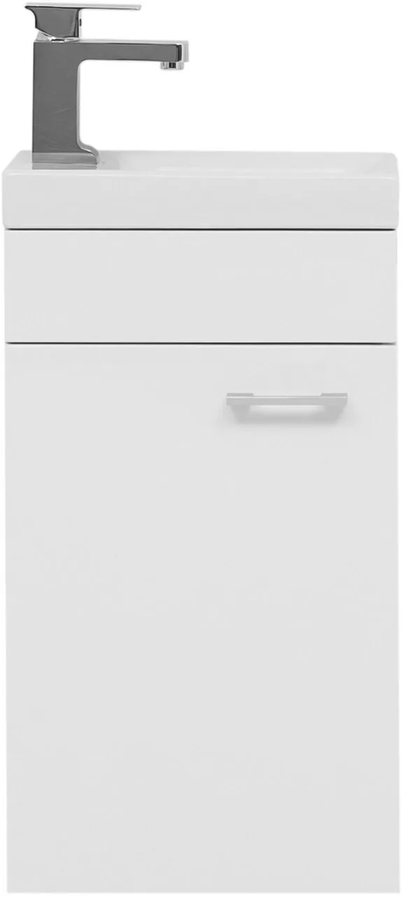 фото Тумба с раковиной Aquanet Нота 40 L (Moduo) белый арт. 00254044 