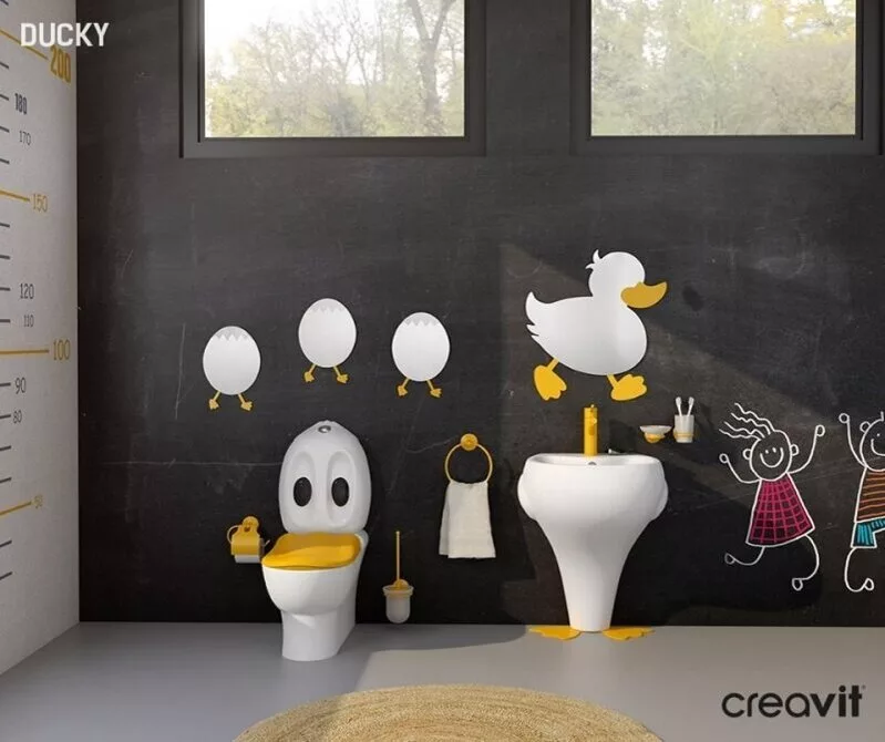 фото Зеркало Creavit Ducky DC30035-A детское 