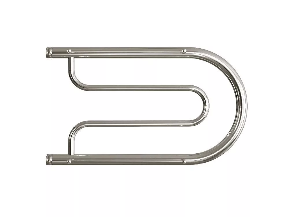 картинка Полотенцесушитель Двин B 32/50 1"-1/2" С полкой Водяной  К0, Полированный (4627085923138) 