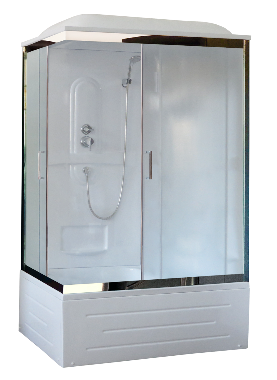 картинка Душевая кабина Royal Bath 8100BP1-M-CH (матовое) правая 100x80x217 