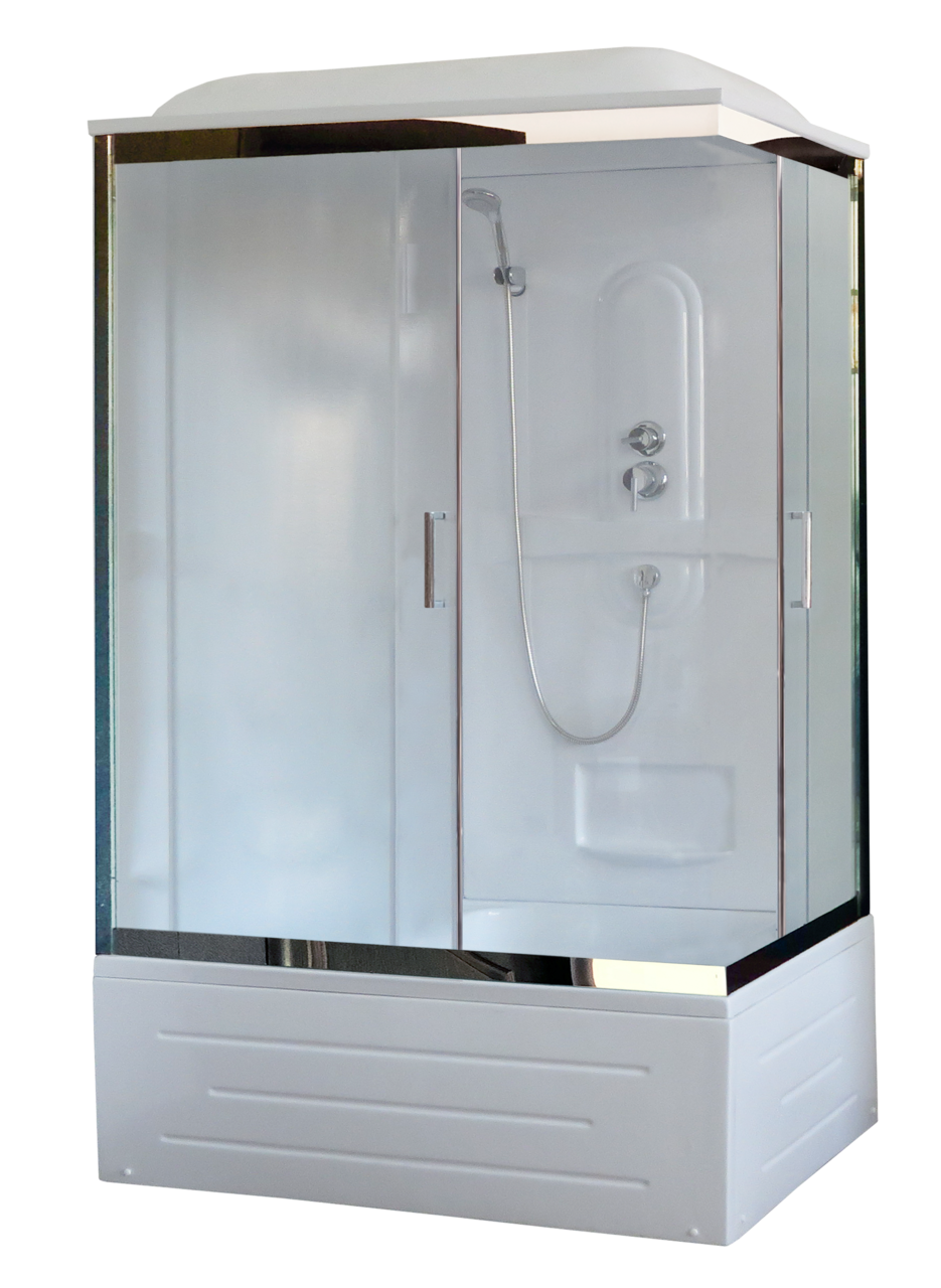 картинка Душевая кабина Royal Bath 8120BP1-M-CH (матовое) левая 120x80x217 