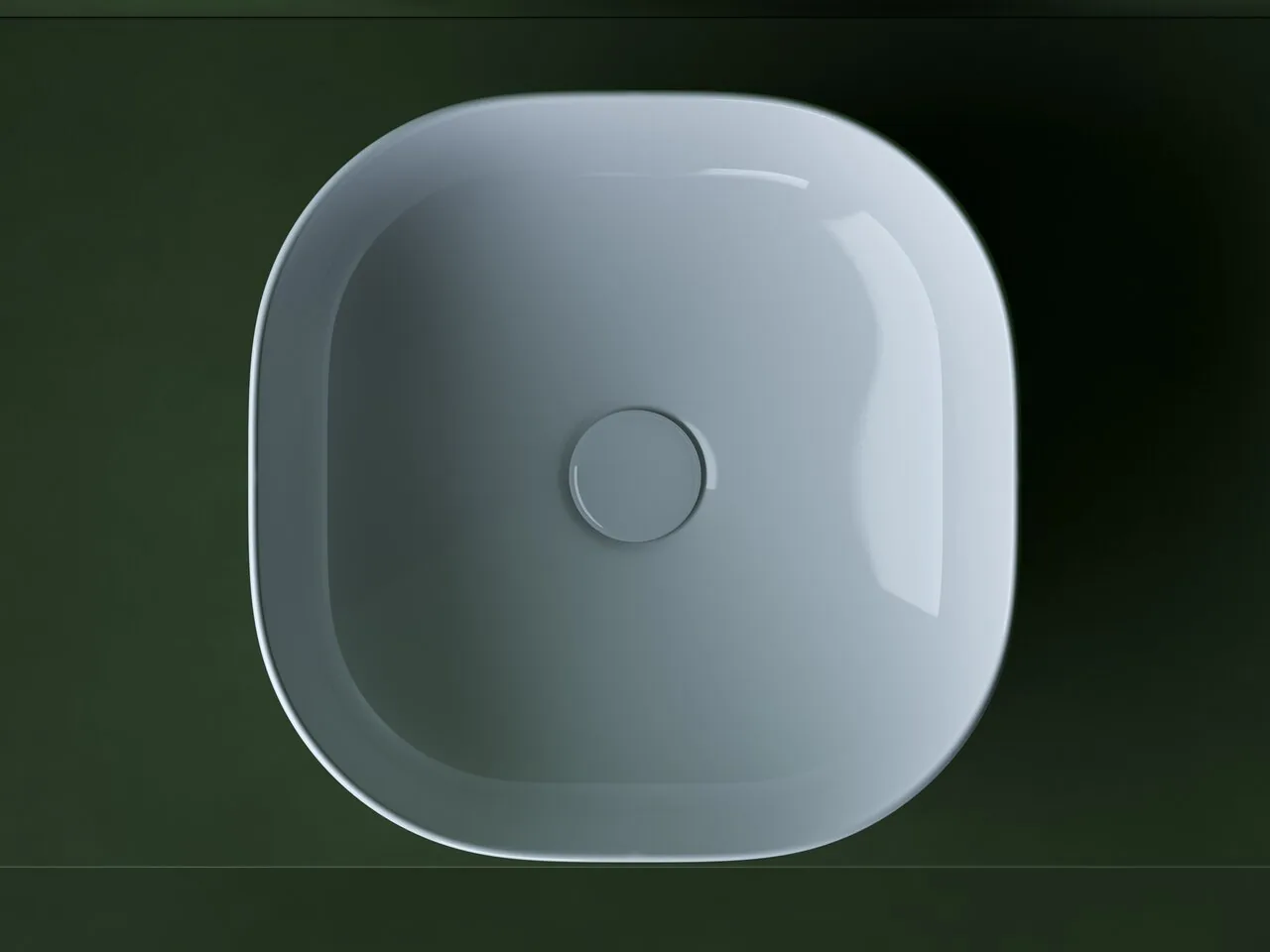 картинка Накладная раковина Ceramicanova Element CN5032 цвет белый 38х38 см 