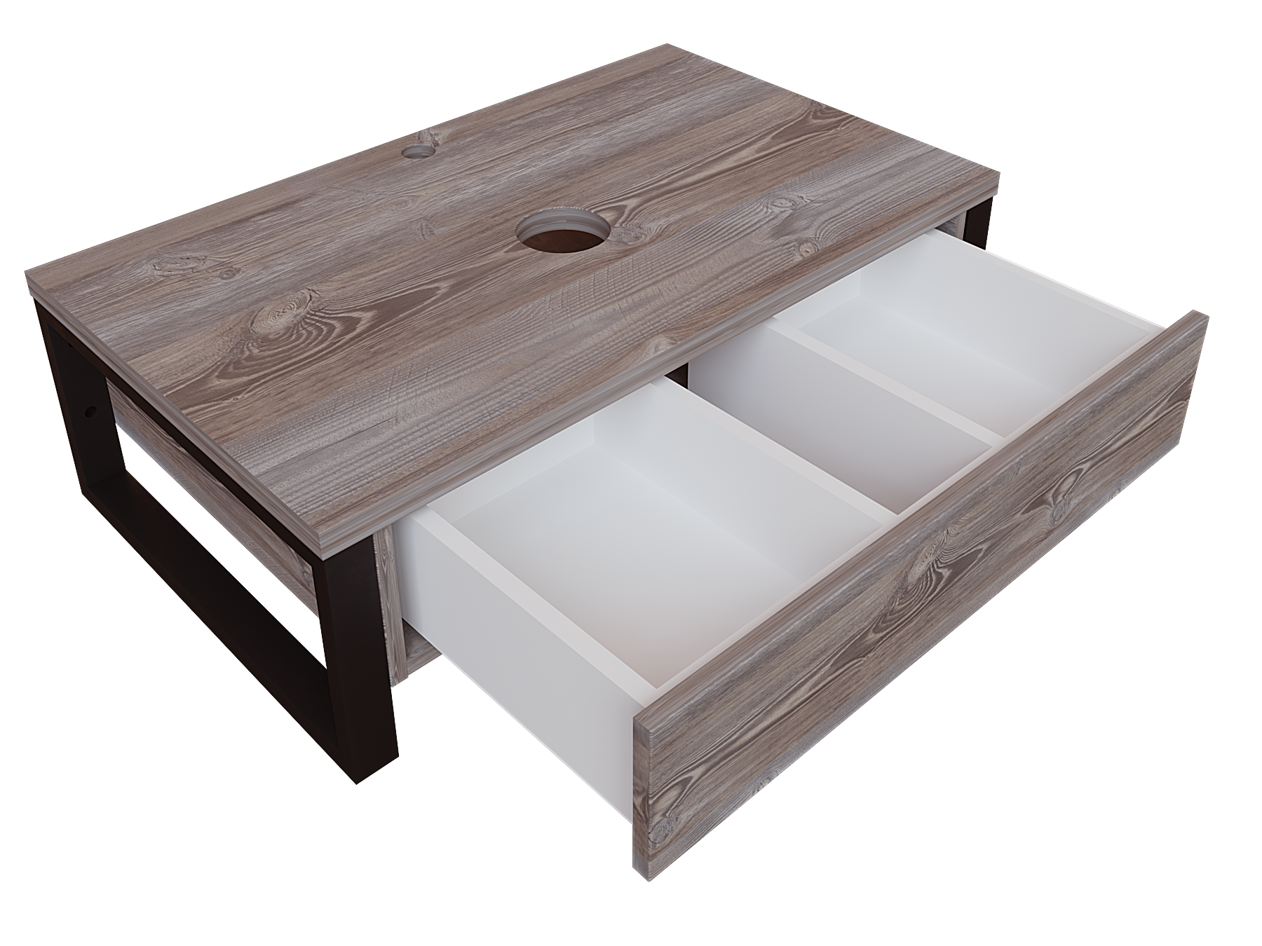 картинка Тумба 1Marka Grunge Loft 90П, дуб намибия  в ванную комнату